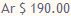 $ 190