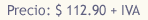 $ 112.90