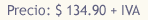 $ 134.90