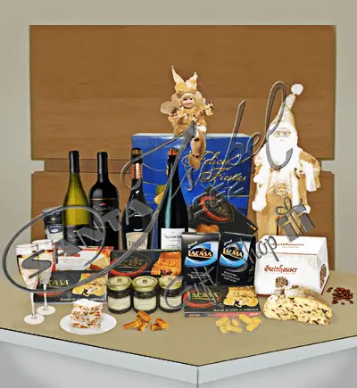 Cajas y canastas navideñas