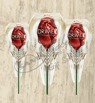 Rosas de chocolate